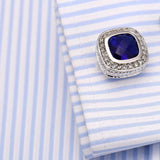 Crystal Cufflinks Wedding Suit Shirt Gemelos Men Jewelry