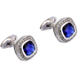 Crystal Cufflinks Wedding Suit Shirt Gemelos Men Jewelry