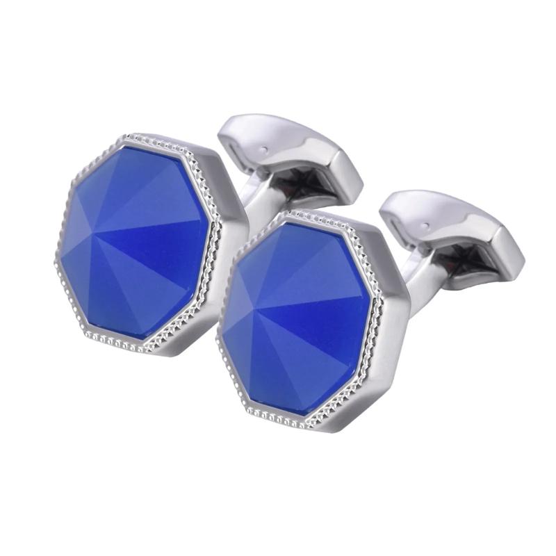 French Cufflinks Semi-precious Stone Suit Shirt Cuffs