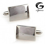 iGame Silver Mirror Rectange Cufflinks