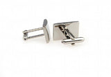 iGame Silver Mirror Rectange Cufflinks