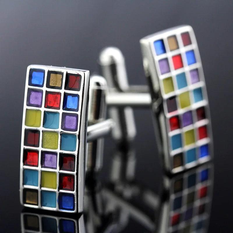 Colorful Insect Cufflinks for Men