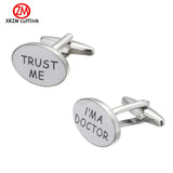 Men DOCTOR Cufflinks Groom Wedding Cufflinks Gemelos Para Camisas