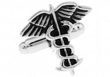 iGame Men Gift Angel Wing Cuff Links Copper Material Novelty Angel