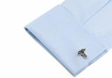 iGame Men Gift Angel Wing Cuff Links Copper Material Novelty Angel