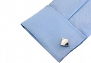 Engravable Silver Copper Cuff Links for Men
