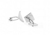 Engravable Silver Copper Cuff Links for Men
