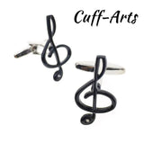 Musical Note Tie Clip Cuff Links Men Jewelry C10027