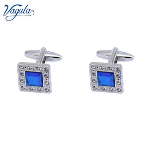 Crystal Cufflinks Top Party Wedding Shirt Gemelos Jewelry Button 141