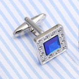 Crystal Cufflinks Top Party Wedding Shirt Gemelos Jewelry Button 141