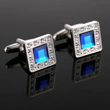 Crystal Cufflinks Top Party Wedding Shirt Gemelos Jewelry Button 141