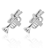 Musical Horn Cufflinks High Novelty Cuff Links