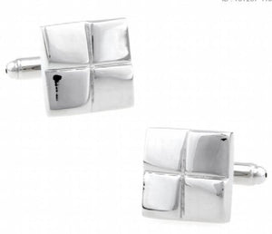 Men's Silver Copper Cufflinks Wholesale & Retail Gift