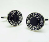 Men's Copper Round Cuff Links
