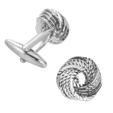 Silver Cufflinks Men Shirt Cufflink Business Wedding Father's High Novelty Cuff
