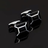 Men's Copper Enamel Cufflinks for Wedding Party