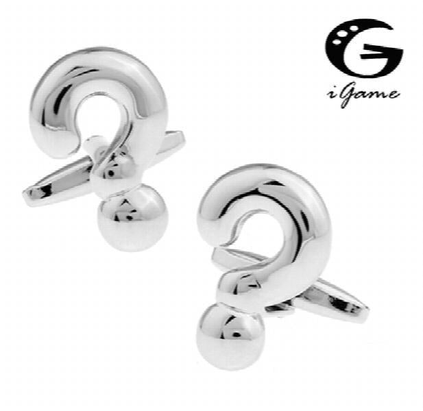 iGame Mark Cuff Links Silver Symbol