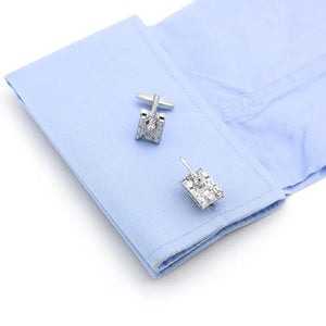 Tank Shape Metal Cufflinks for Men French Shirt Cuff Button