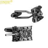 Tank Shape Metal Cufflinks for Men French Shirt Cuff Button