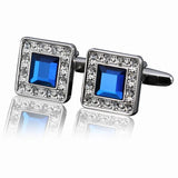Men's Enamel Crystal Cufflinks High Wedding
