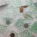 100pcs Jewelry Zip Lock Bags Green DIY Packaging Display Sealed Bag 2x2