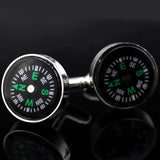 Compass Cufflinks Men's French Shirt Business Wedding Gift