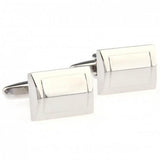 Men's Metal Cufflink Set, Classic Design, Formal Accessories