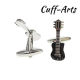 Guitar Cufflinks High Music Wedding Suit Cuff Links Men Accessories