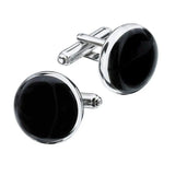 Men's Polished Business Cufflinks Set for Wedding Banquet Ceremony