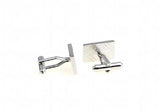Silver Square Copper Material Men Cufflinks Wholesale Retail