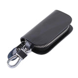 Vintage Leather Wallet Men Key Holder Zipper Key Case Bag