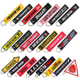 Embroidery Aviation Keychain Engineer Keyholder Ring Men Women