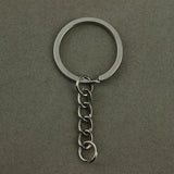 20pcs Antique Bronze Key Rings 60mm Long Key Chains Split Rings KeyChains