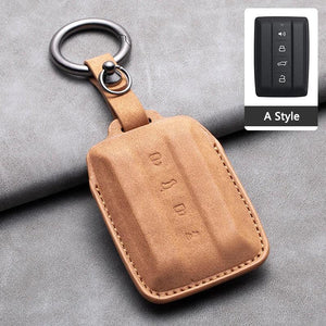 Suede Leather Key Case for Tank 300 Tank 500 Keyless