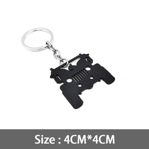 Zinc Alloy Off Road 4X4 Car Key Chain - Universal Car Accessory