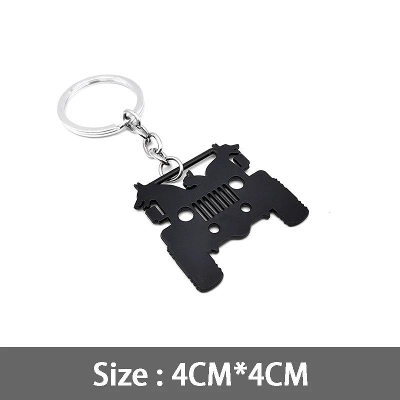 Zinc Alloy Off Road 4X4 Car Key Chain - Universal Car Accessory