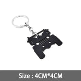 Zinc Alloy Off Road 4X4 Car Key Chain - Universal Car Accessory