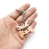 Zinc Alloy Off Road 4X4 Car Key Chain - Universal Car Accessory