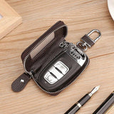 Leather Car Key Bag Wallet Key Rings Holder Many Colors