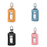 Leather Car Key Bag Wallet Key Rings Holder Many Colors
