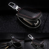 Leather Car Key Shell Case Cover Holder Bag Pouch Wallet Protector