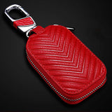 Leather Car Key Shell Case Cover Holder Bag Pouch Wallet Protector