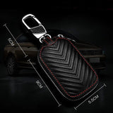 Leather Car Key Shell Case Cover Holder Bag Pouch Wallet Protector