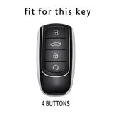 Soft TPU Leather Car Key Case for Chery Tiggo 8 Pro