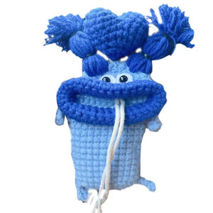 Funny MonsterWeave Key Wallet For Women Men Kids Gift Knitting Pendant