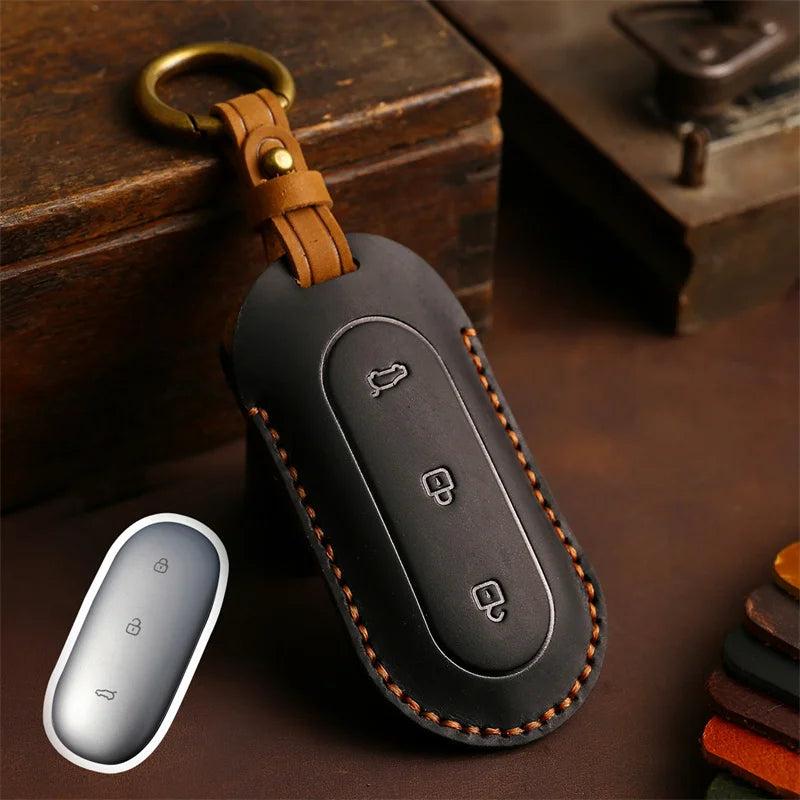 Car Key Cover Case for Li Auto L9 Fob Protector Keychain Accessories
