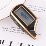Tpu Liquid Crystal Car Key Cover Anti-fall Alarm Two-way Version Auto Parts