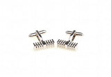 Lepton Rectangle Cufflinks, Simple Gift for Men