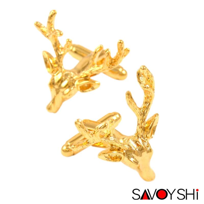 Deer Cufflinks For French Shirt Mens Groom Jewelry