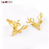 Deer Cufflinks For French Shirt Mens Groom Jewelry